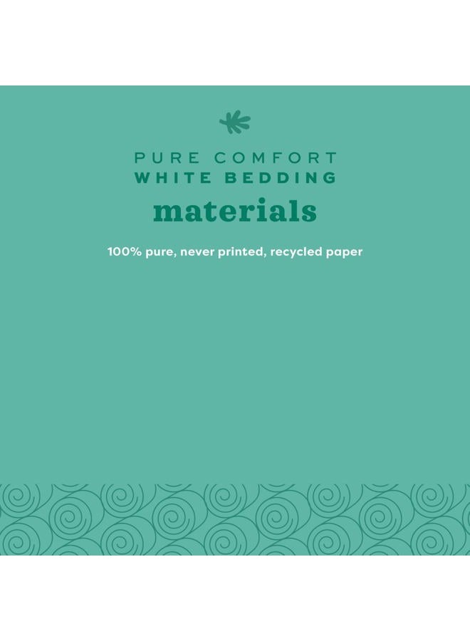 Oxbow Pure Comfort Bedding, Rabbit, Hamster, & Guinea Pig Bedding, Bunny Supplies for Litter Box, Pet Safe, Low Dust, White Paper, 72 Liter Bag - Image 5